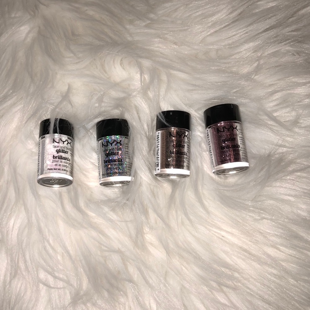 4 NYX GLITTERS